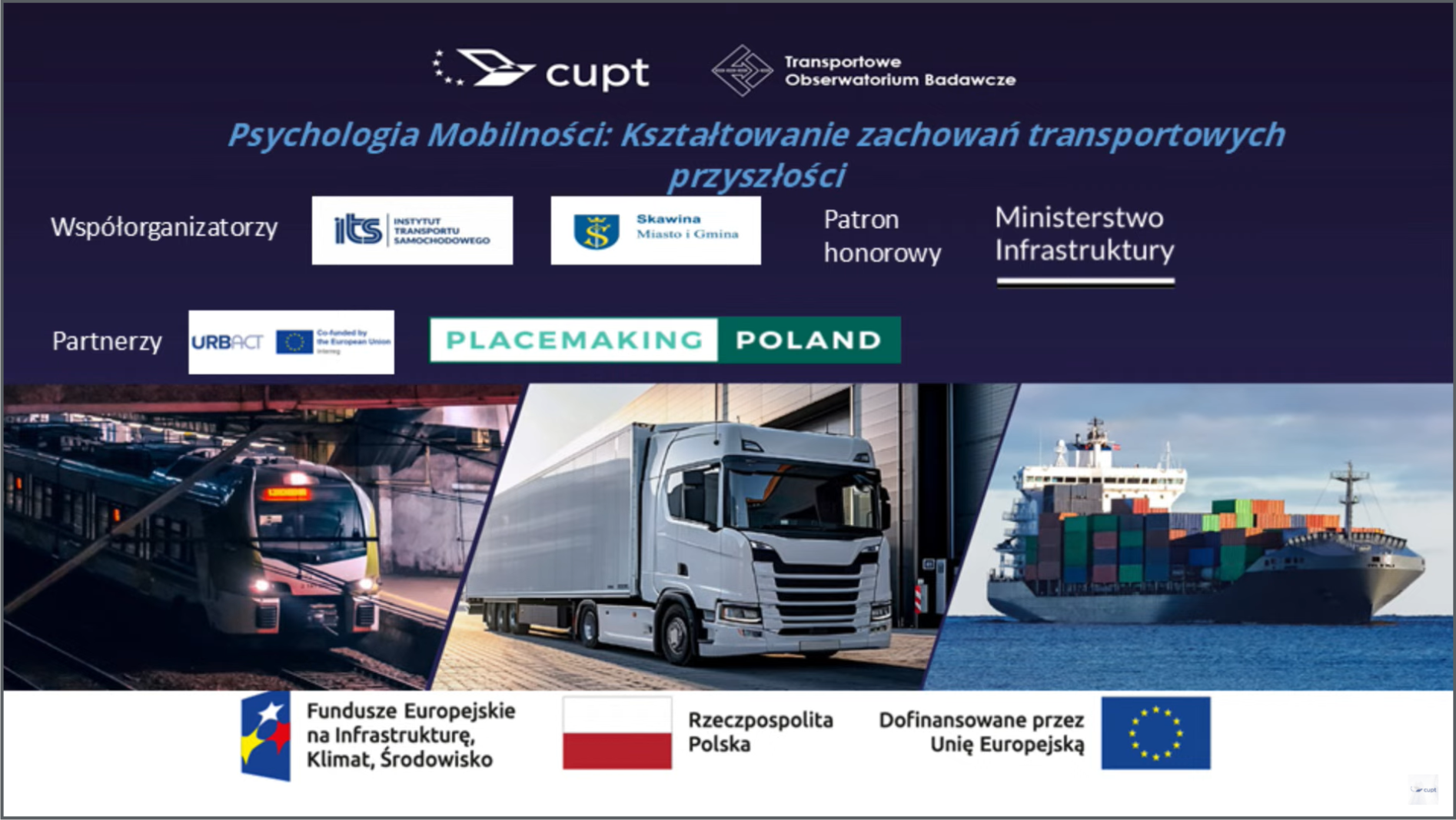 Read more about the article Konferencja: Psychologia Mobilności – Kształtowanie zachowań transportowych przyszłości