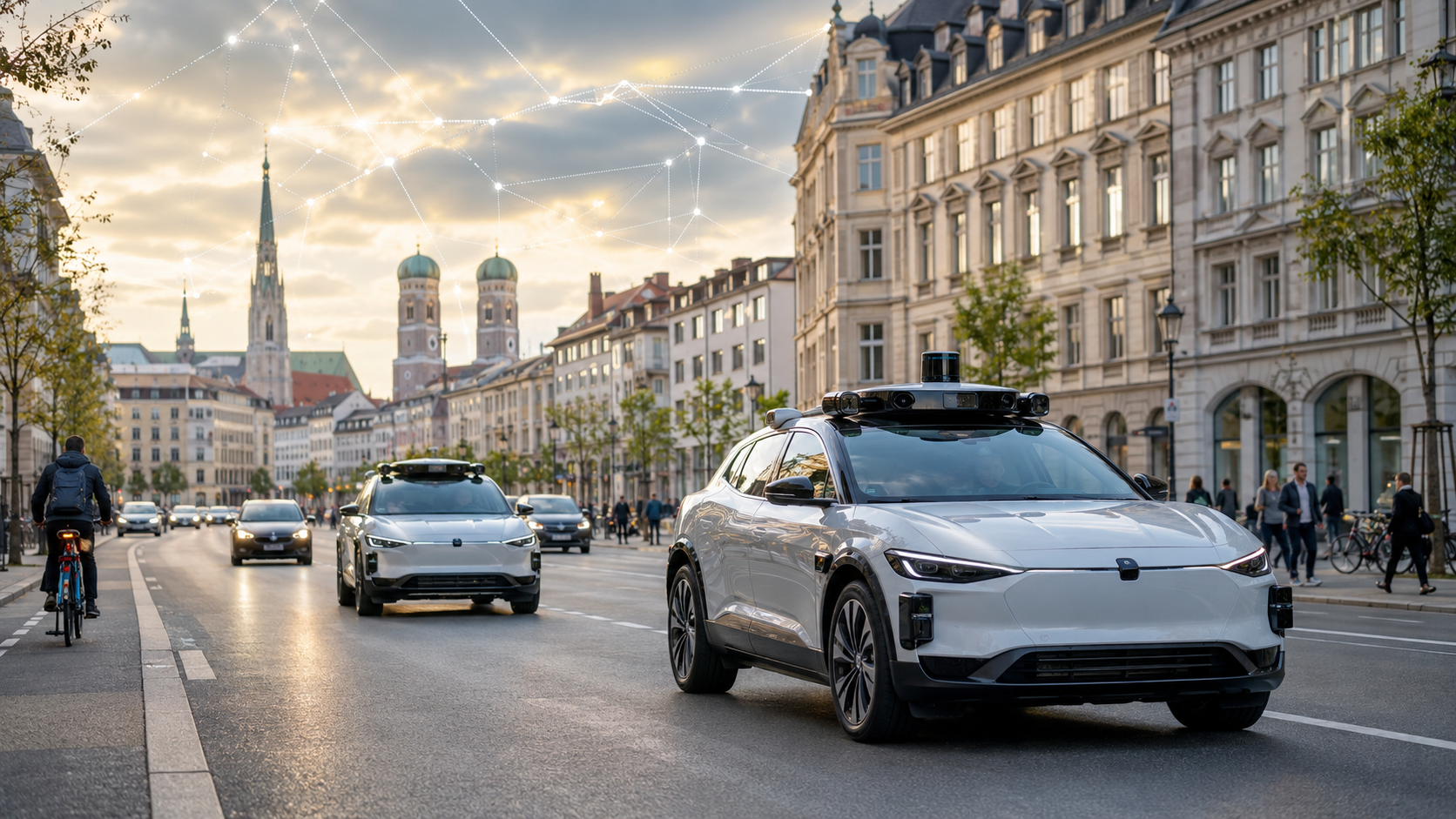 Read more about the article Robotaksówki wchodzą do Europy. Uber i Pony.ai rozszerzają flotę, Waymo wybiera Monachium